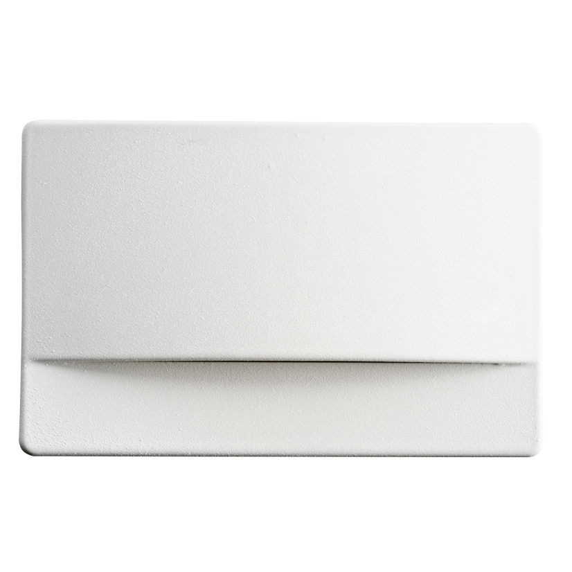 Kichler® 12674WH Step and Hall Light Screwless Utilitarian LED Step Light, (4) LED Lamp, 120 VAC, White Housing